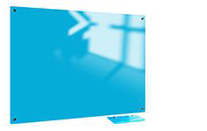 Whiteboard Glas Eisblau