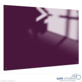 Glassboard Solid lila magnetisch 90x120 cm