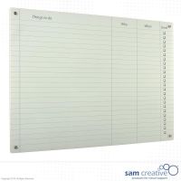 Glassboard Tagesplaner To-do-Liste 120x180 cm