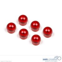 Kugelmagnete 15mm rot