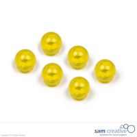 Kugelmagnete 15mm gelb