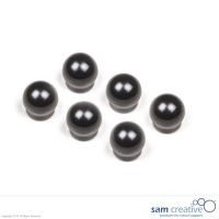 Kugelmagnete 15mm schwarz