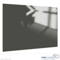 Glassboard Solid grau magnetisch 90x120 cm