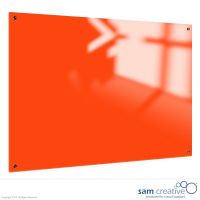 Glassboard Solid orange magnetisch 45x60 cm