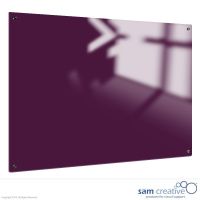 Glassboard Solid lila magnetisch 90x120 cm
