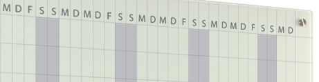 Montag bis Samstag Montag bis Samstag